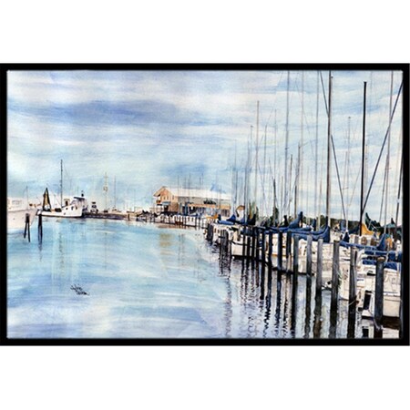 Carolines Treasures 18 x 27 in. The Warf Indoor and Outdoor Doormat 8128MAT
